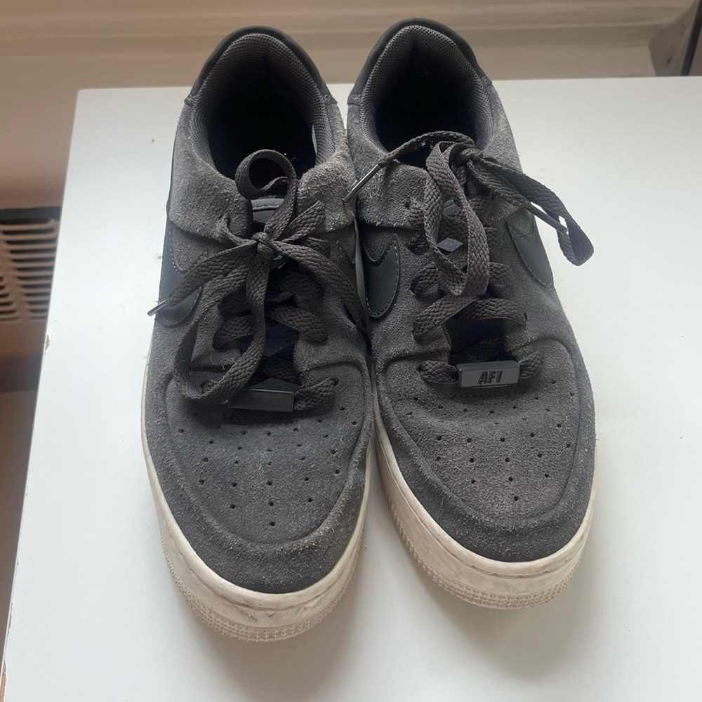 Grey Nike Air Force 1s